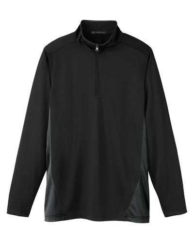 Harriton Men's Flash Snag Protection Plus IL Colorblock Quarter-Zip
