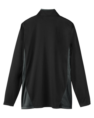 Harriton Men's Flash Snag Protection Plus IL Colorblock Quarter-Zip