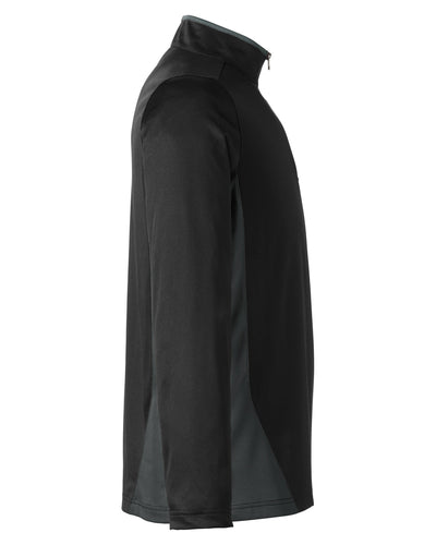Harriton Men's Flash Snag Protection Plus IL Colorblock Quarter-Zip