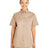 Harriton Ladies' Foundation 100% Cotton Short-Sleeve Twill Shirt with Teflon™ Harriton