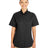 Harriton Ladies' Foundation 100% Cotton Short-Sleeve Twill Shirt with Teflon™ Harriton