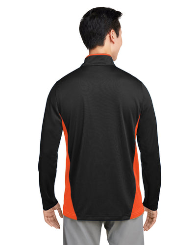 Harriton Men's Flash Snag Protection Plus IL Colorblock Quarter-Zip