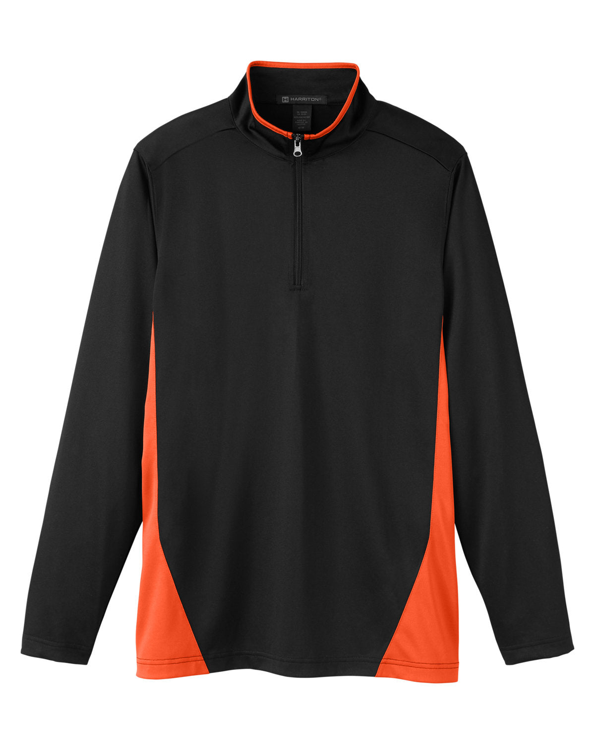 Harriton Men's Flash Snag Protection Plus IL Colorblock Quarter-Zip Harriton