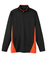 Harriton Men's Flash Snag Protection Plus IL Colorblock Quarter-Zip Harriton
