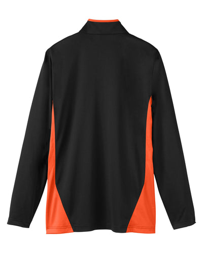 Harriton Men's Flash Snag Protection Plus IL Colorblock Quarter-Zip