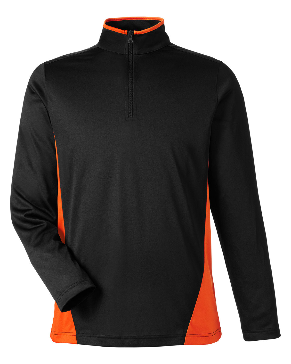 Harriton Men's Flash Snag Protection Plus IL Colorblock Quarter-Zip Harriton