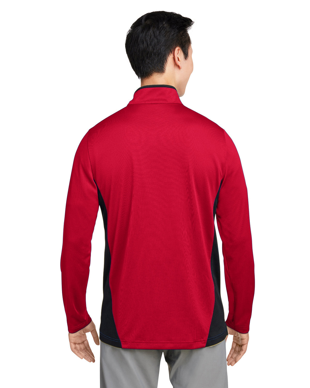 Harriton Men's Flash Snag Protection Plus IL Colorblock Quarter-Zip Harriton