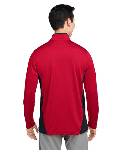 Harriton Men's Flash Snag Protection Plus IL Colorblock Quarter-Zip