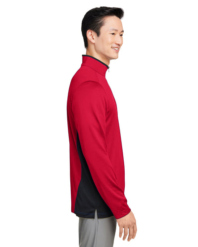 Harriton Men's Flash Snag Protection Plus IL Colorblock Quarter-Zip