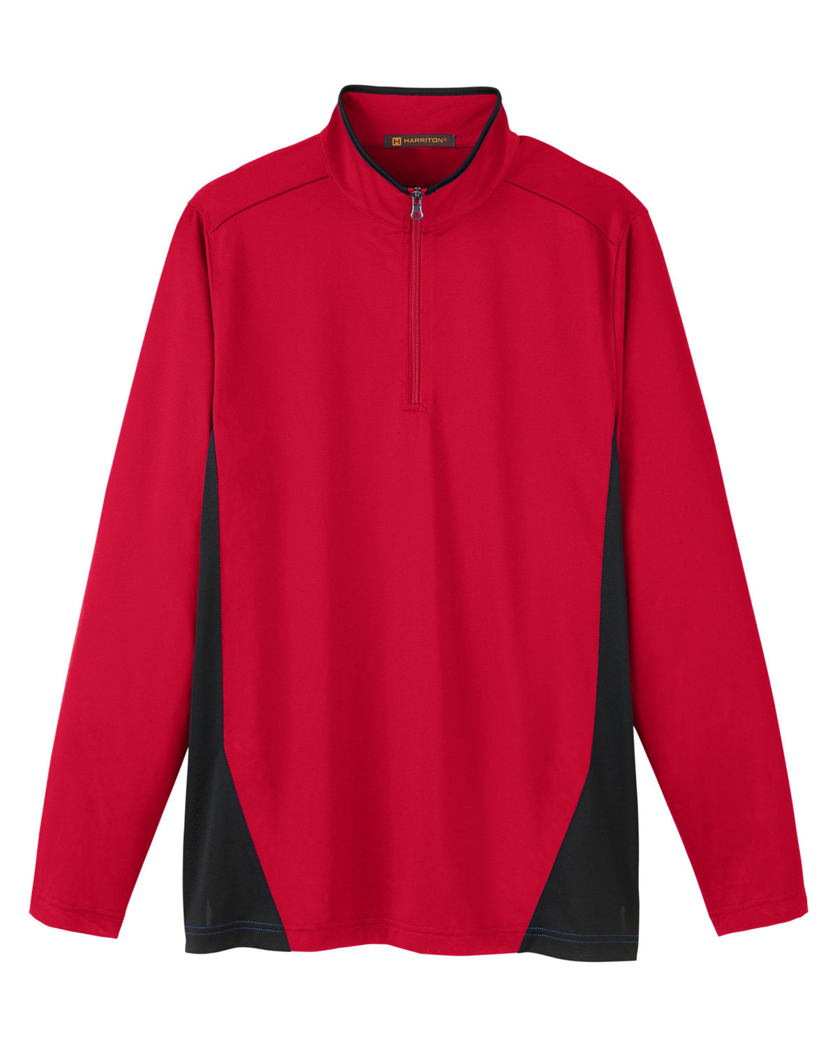 Harriton Men's Flash Snag Protection Plus IL Colorblock Quarter-Zip Harriton
