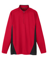 Harriton Men's Flash Snag Protection Plus IL Colorblock Quarter-Zip Harriton