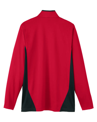 Harriton Men's Flash Snag Protection Plus IL Colorblock Quarter-Zip