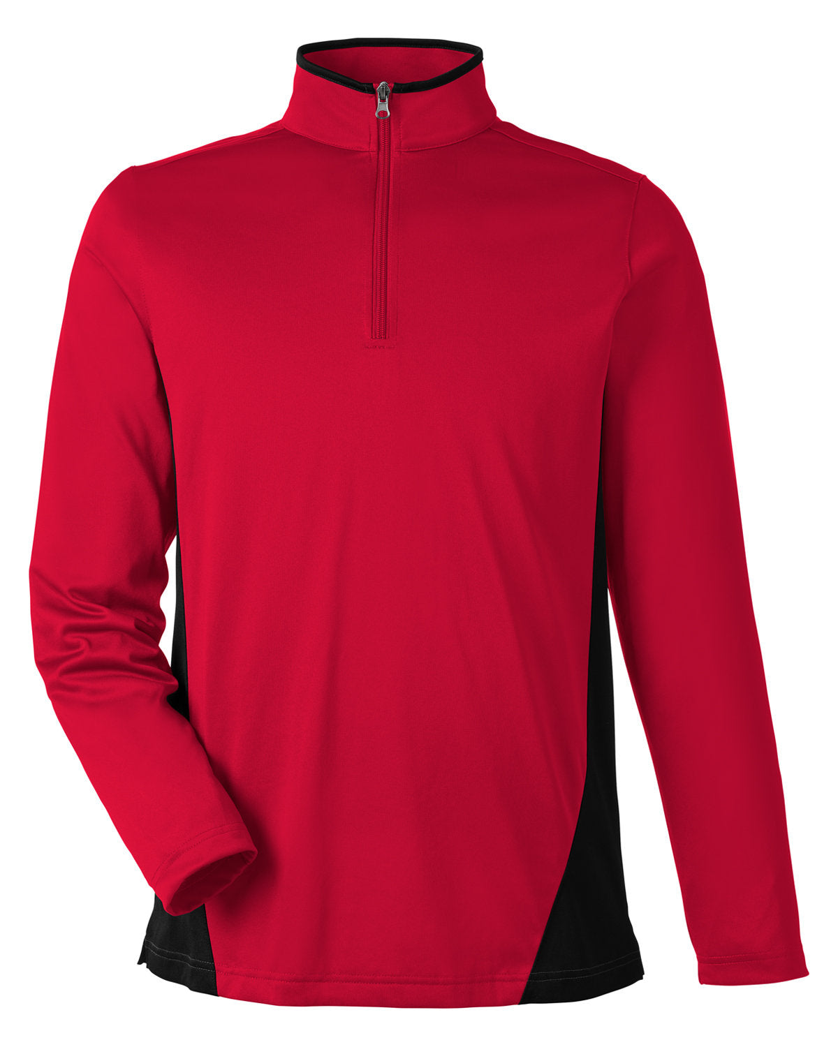 Harriton Men's Flash Snag Protection Plus IL Colorblock Quarter-Zip Harriton