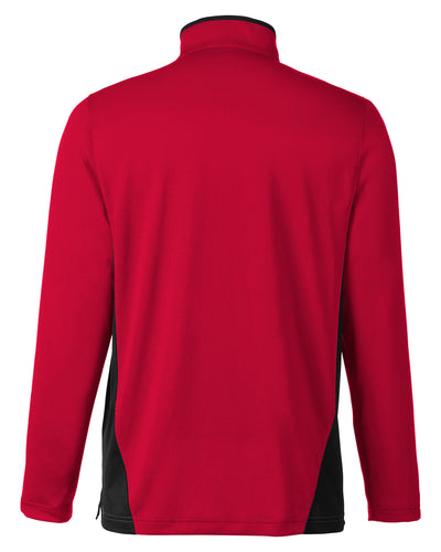 Harriton Men's Flash Snag Protection Plus IL Colorblock Quarter-Zip
