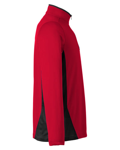 Harriton Men's Flash Snag Protection Plus IL Colorblock Quarter-Zip