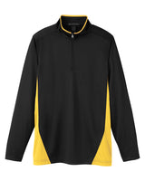 Harriton Men's Flash Snag Protection Plus IL Colorblock Quarter-Zip Harriton