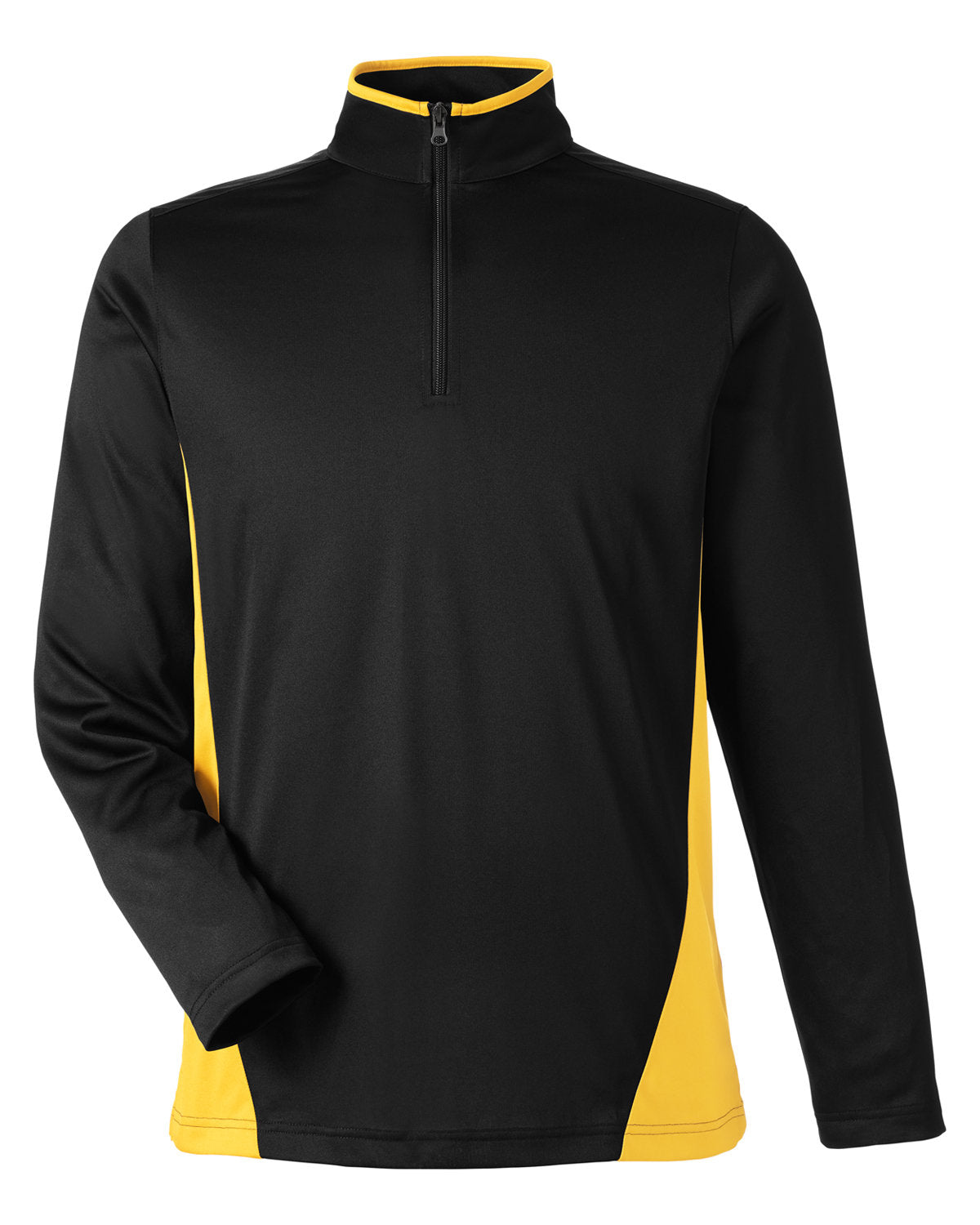 Harriton Men's Flash Snag Protection Plus IL Colorblock Quarter-Zip Harriton