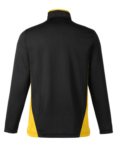 Harriton Men's Flash Snag Protection Plus IL Colorblock Quarter-Zip