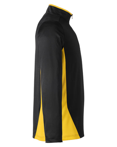 Harriton Men's Flash Snag Protection Plus IL Colorblock Quarter-Zip