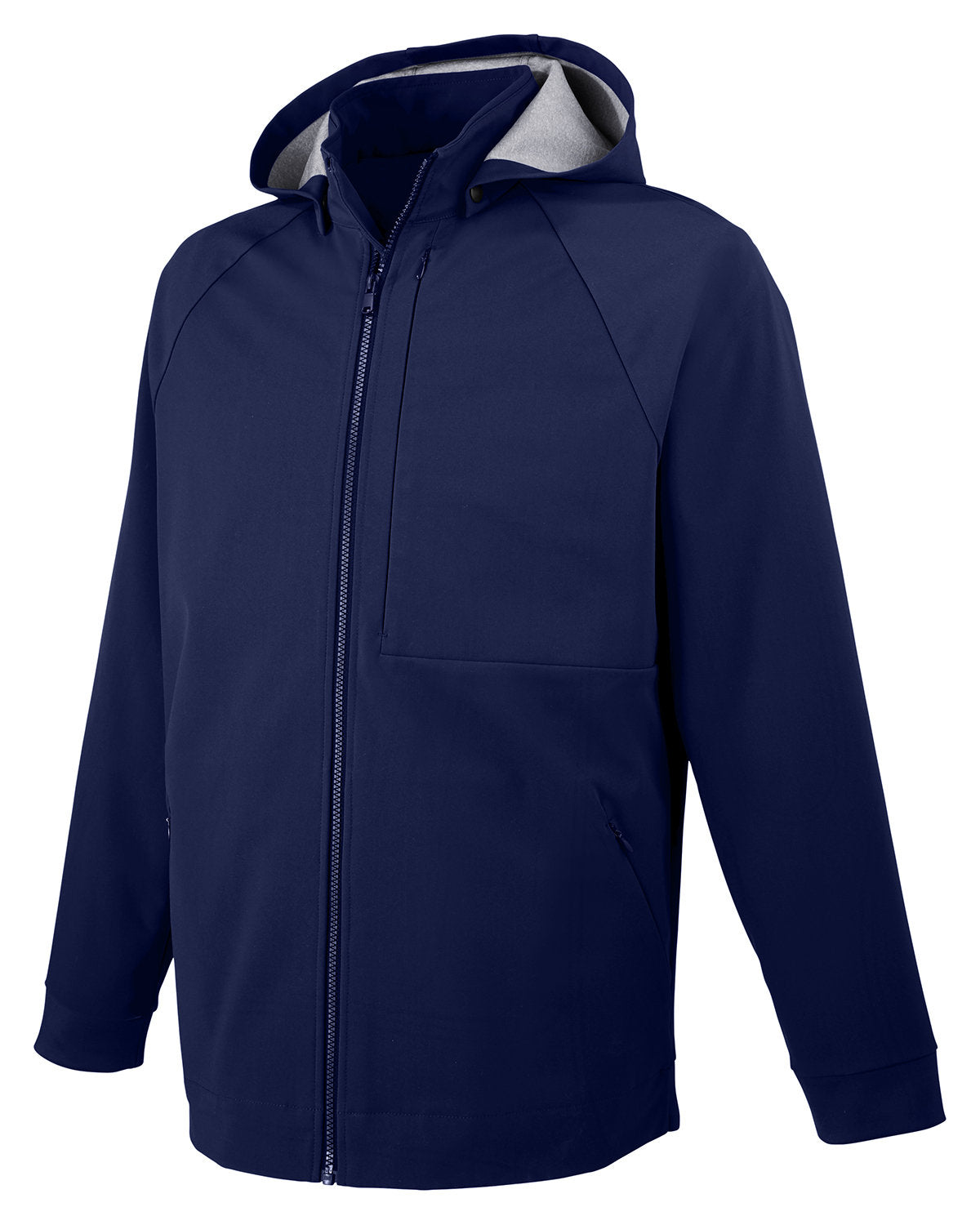 North End Men's City Hybrid Soft Shell Hooded Jacket North End