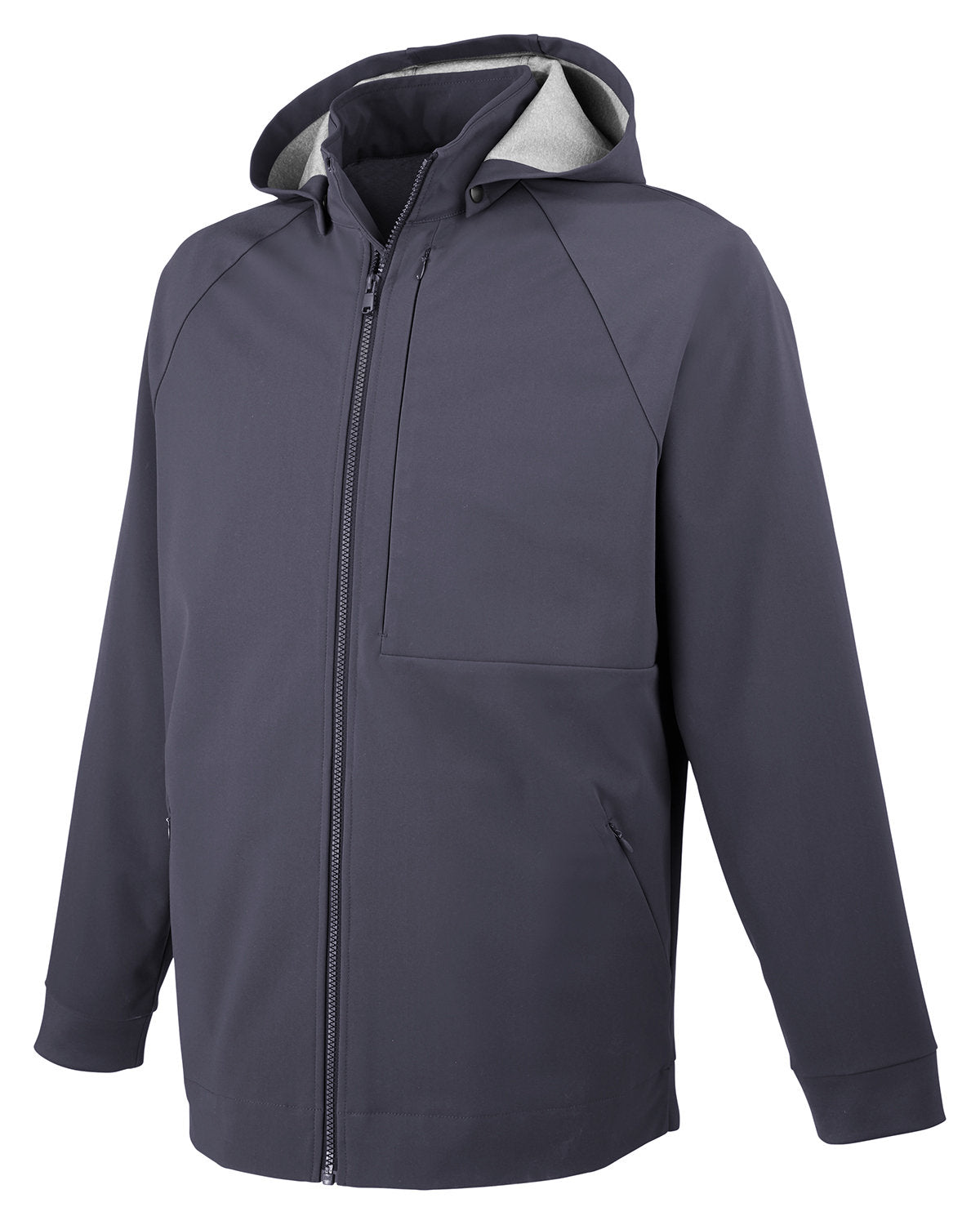 North End Men's City Hybrid Soft Shell Hooded Jacket North End