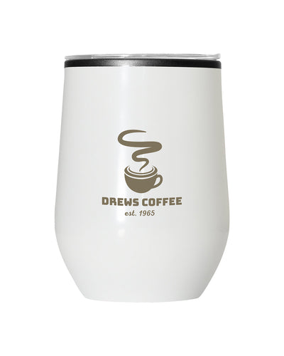 Prime Line 12oz Budget Stemless Wine Tumbler With Lid