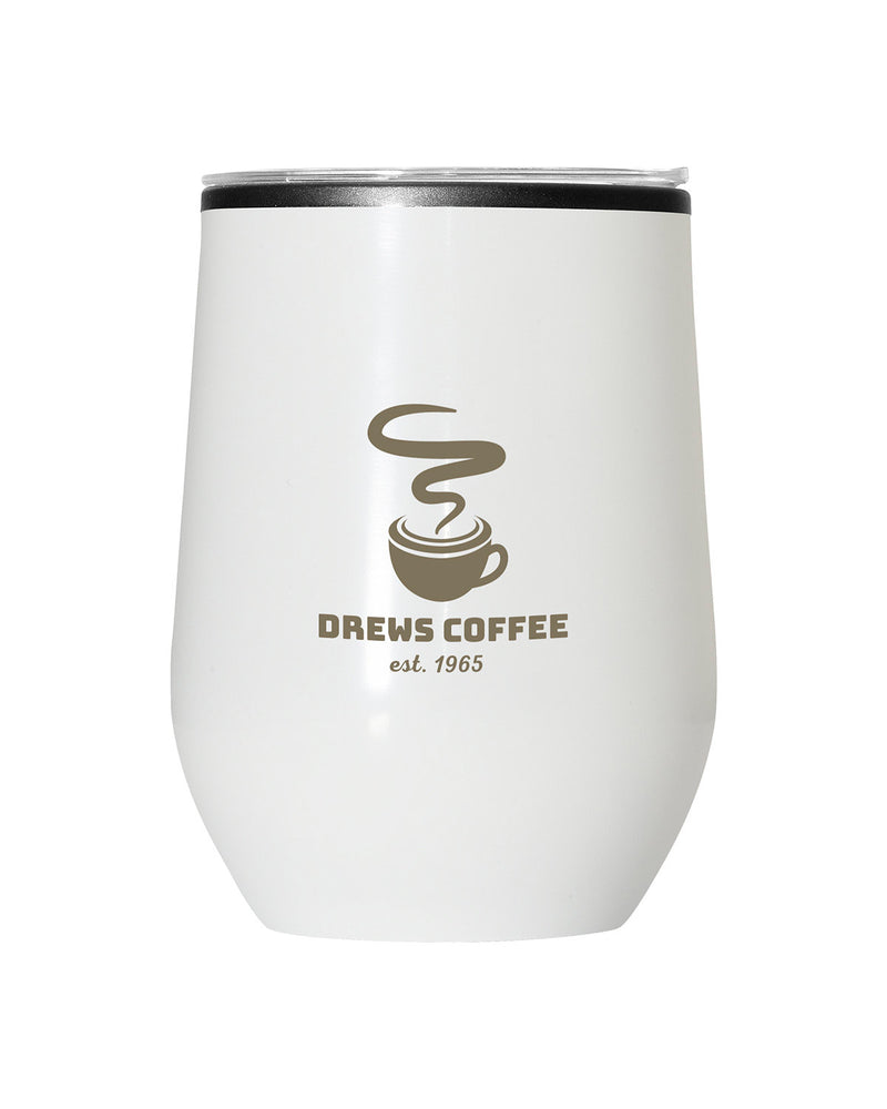 Prime Line 12oz Budget Stemless Wine Tumbler With Lid