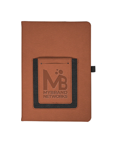 Leeman Roma Journal With Phone Pocket - Quantity 25