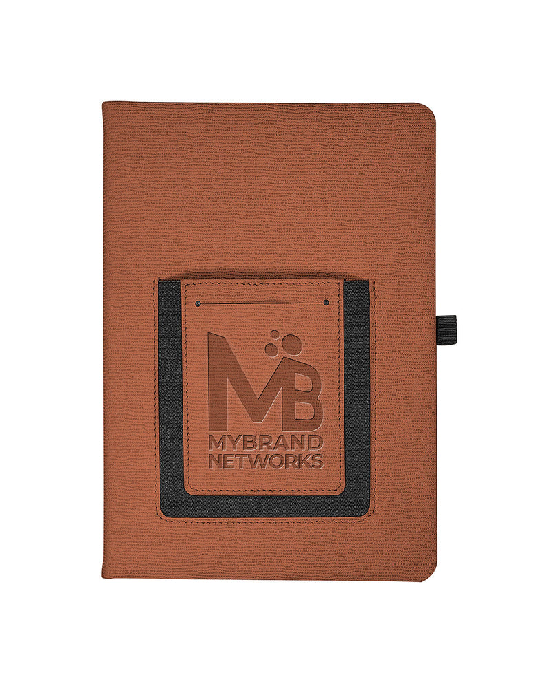 Leeman Roma Journal With Phone Pocket - Quantity 25