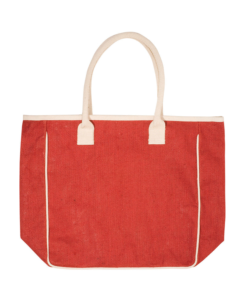 Prime Line Seville Jute Canvas Tote