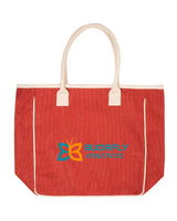 Prime Line Seville Jute Canvas Tote Prime Line
