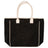 Prime Line Seville Jute Canvas Tote Prime Line