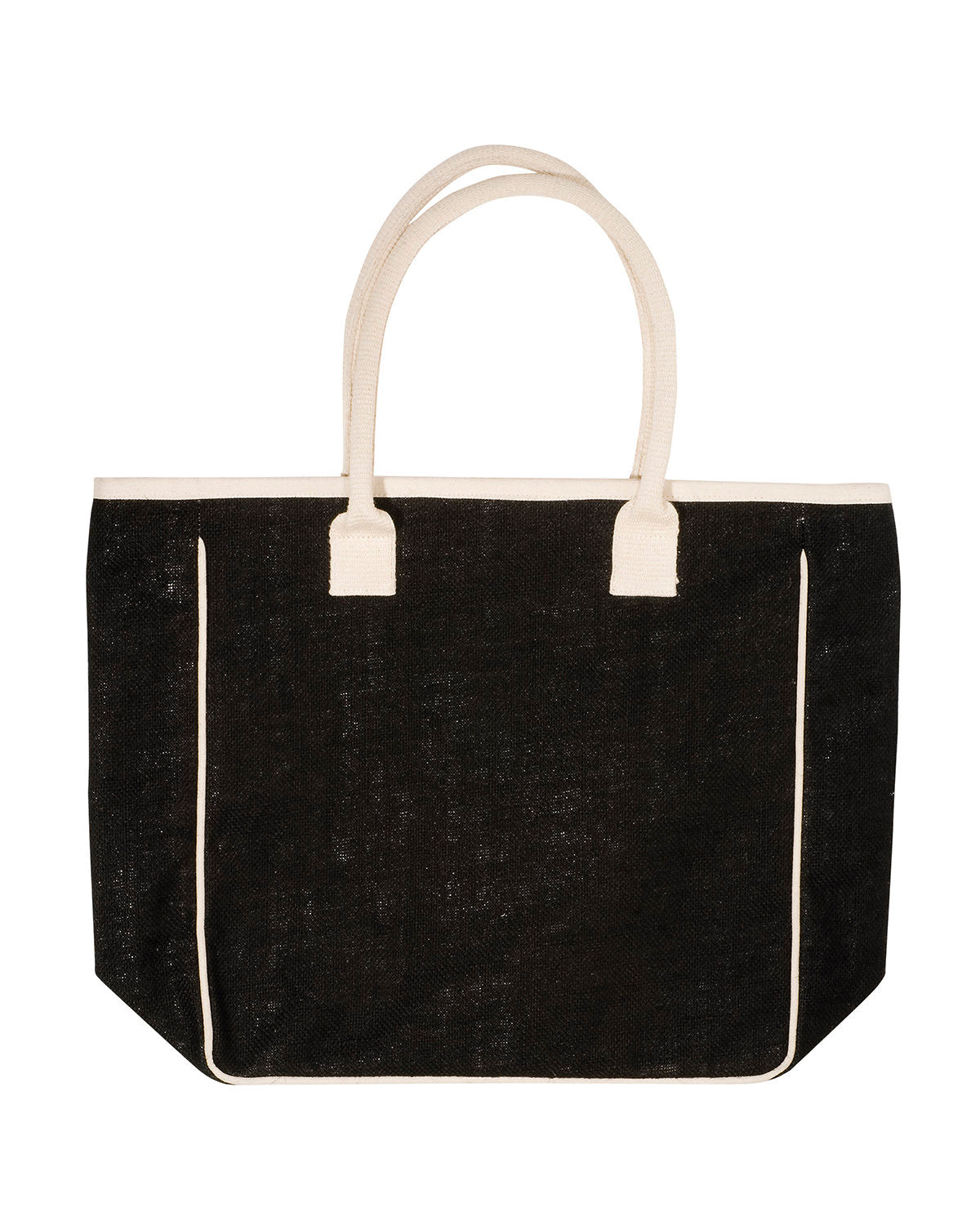 Prime Line Seville Jute Canvas Tote Prime Line