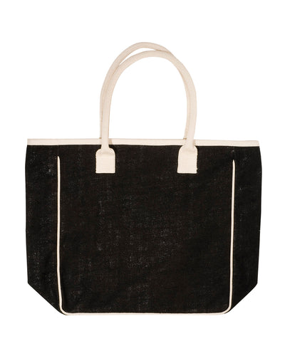 Prime Line Seville Jute Canvas Tote