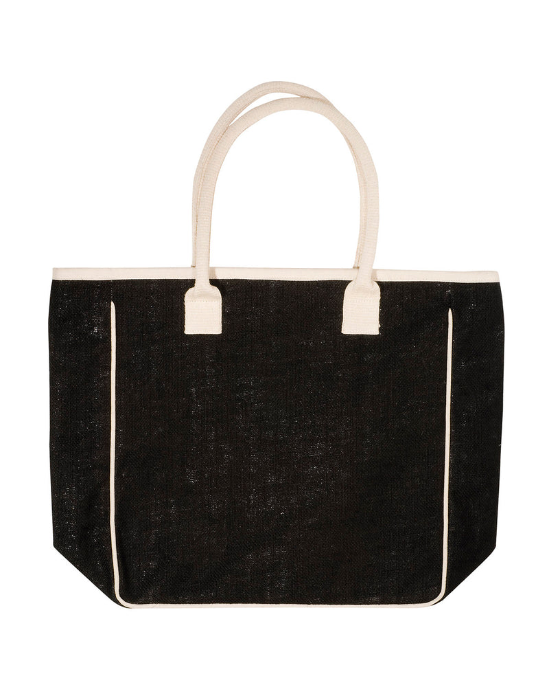 Prime Line Seville Jute Canvas Tote