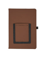 Leeman Roma Journal With Phone Pocket - Quantity 25 Leeman