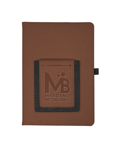 Leeman Roma Journal With Phone Pocket - Quantity 25