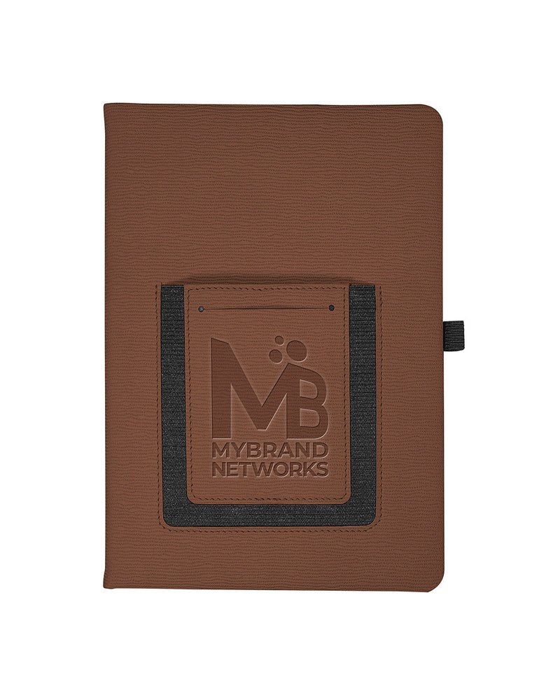 Leeman Roma Journal With Phone Pocket - Quantity 25