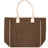 Prime Line Seville Jute Canvas Tote Prime Line