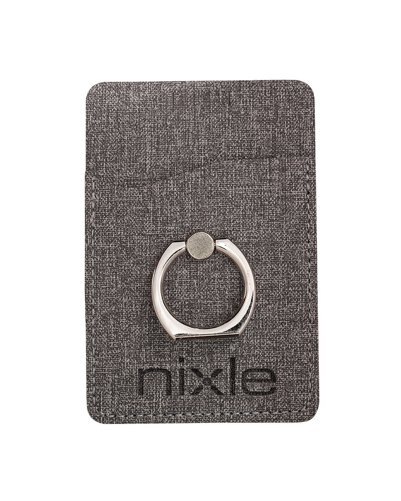 Leeman RFID Phone Pocket With Metal Ring Phone Stand