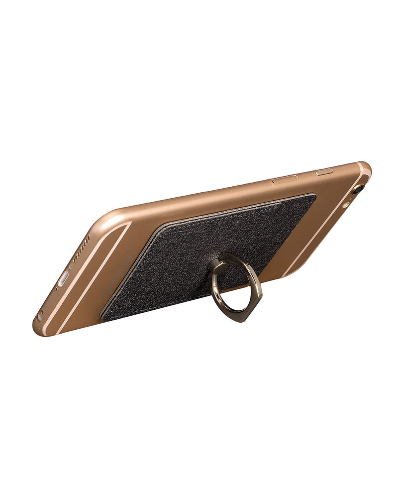 Leeman RFID Phone Pocket With Metal Ring Phone Stand