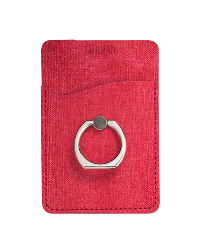 Leeman RFID Phone Pocket With Metal Ring Phone Stand