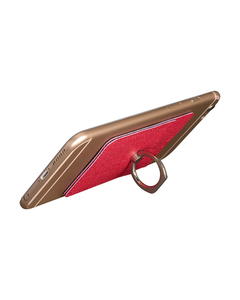 Leeman RFID Phone Pocket With Metal Ring Phone Stand