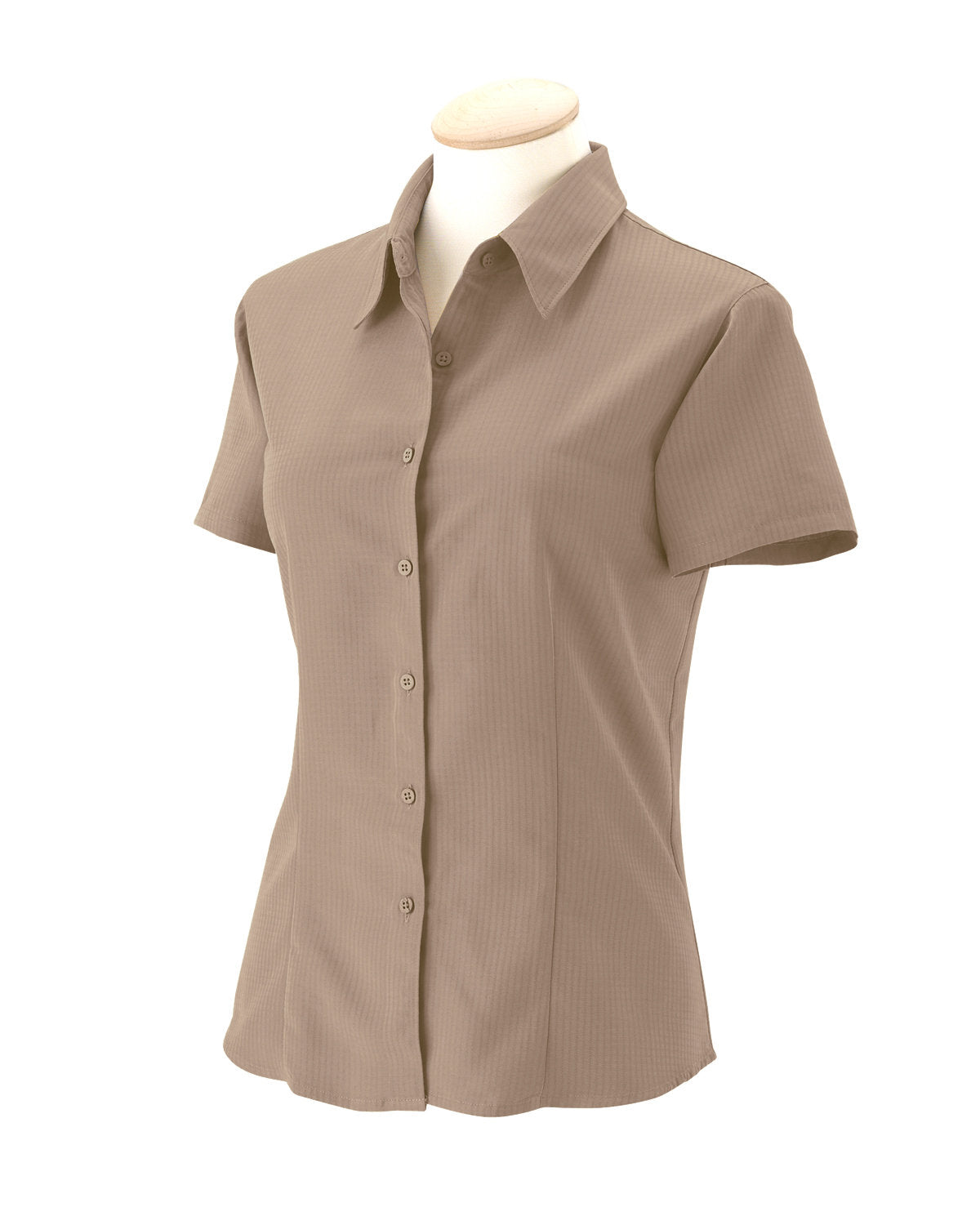 Harriton Ladies' Barbados Textured Camp Shirt Harriton