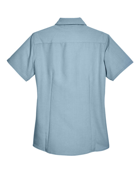 Harriton Ladies' Barbados Textured Camp Shirt Womens Apparel Shirts & Tops