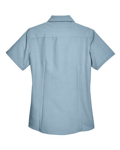 Harriton Ladies' Barbados Textured Camp Shirt