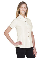 Harriton Ladies' Barbados Textured Camp Shirt Harriton