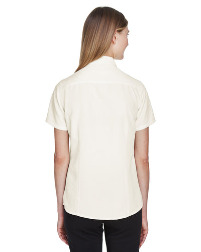 Harriton Ladies' Barbados Textured Camp Shirt