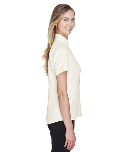 Harriton Ladies' Barbados Textured Camp Shirt