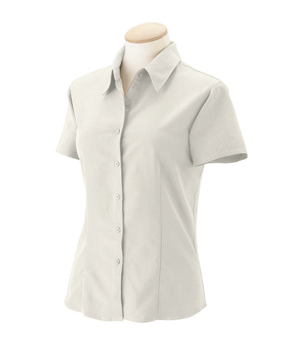 Harriton Ladies' Barbados Textured Camp Shirt